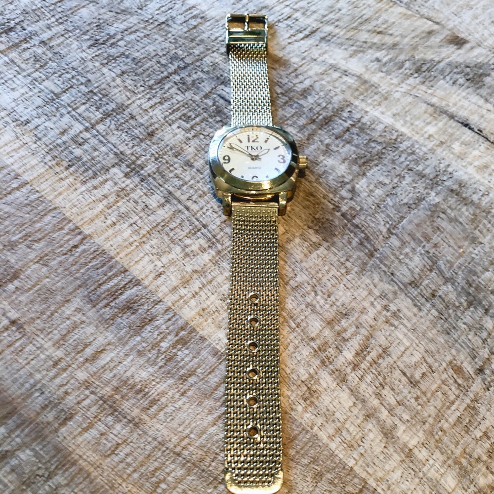 TKO Gold Mesh watch